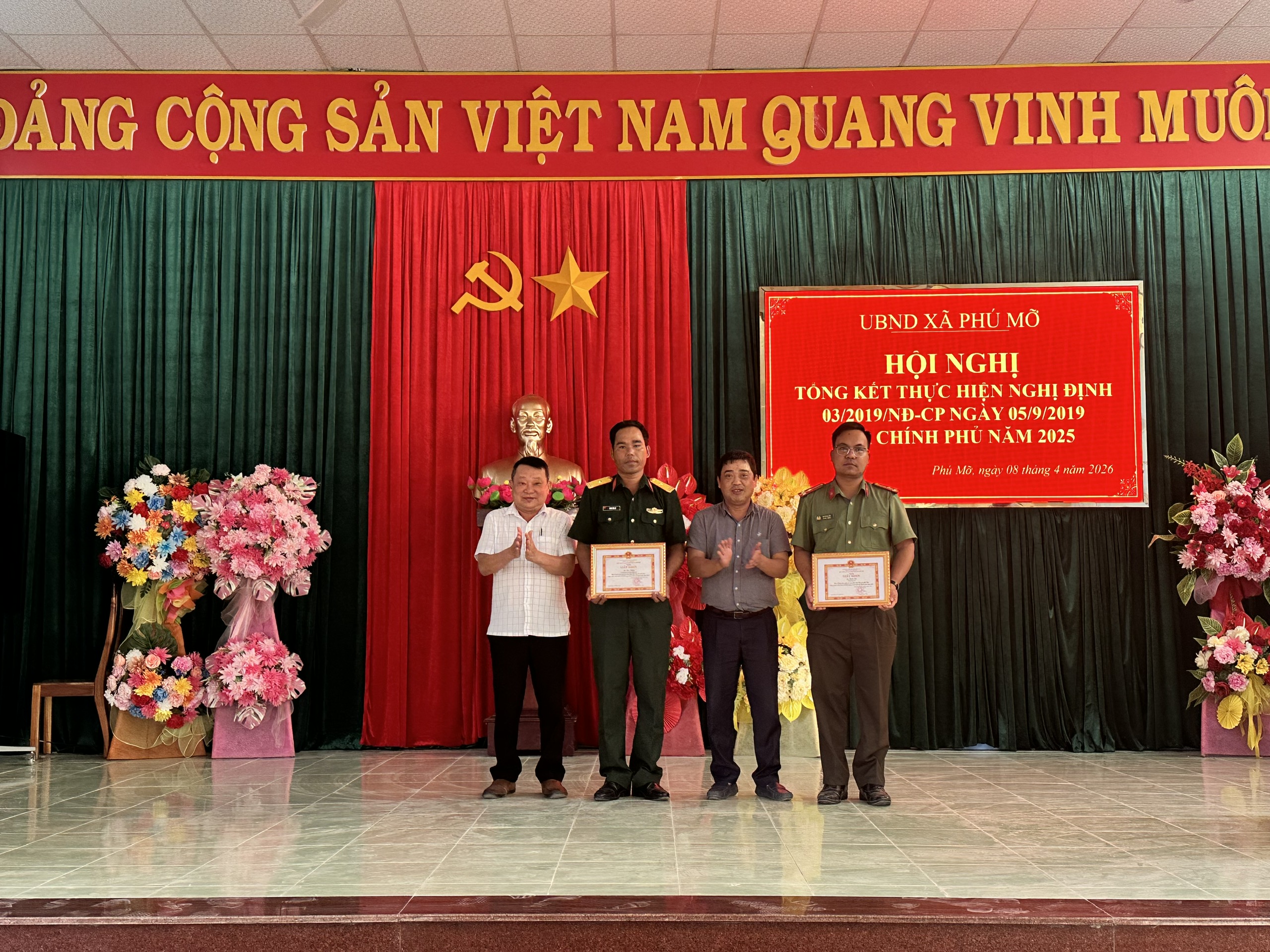 Phú Mỡ tổ chức Hội nghị tổng kết thực hiện Nghị định số 03/2019/NĐ-CP